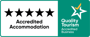 Star Rating for Quality Tourism Accredited Business Logo from Tourism Industry Council TICA and TICSA Tourism Industry Council of South Australia