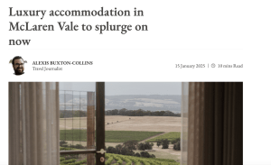 Australian Traveller Article Luxury accommodation in McLaren Vale to splurge on now Vale 194