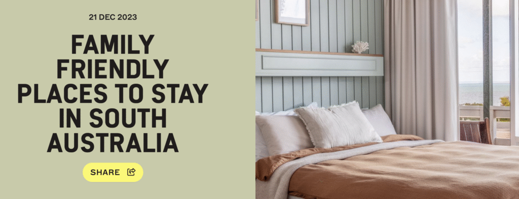 South Australia Tourism stays for families vale 194 luxury Accommodation