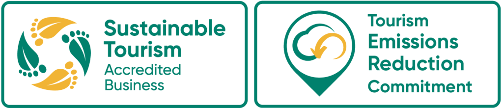 Tourism Emissions Reduction Commitment and Sustainable Tourism Accredited Business